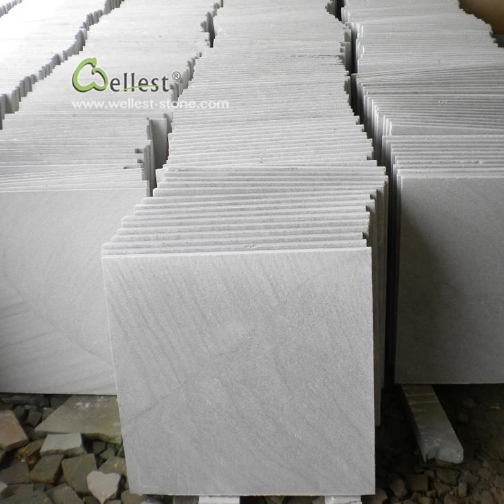 Sy157 White Sandstone Flooring Tile Panel