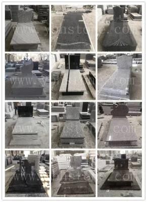 Polished Natural Cheap Granite Headstone for Simple European Style