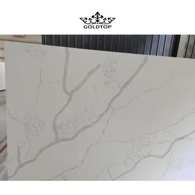 Home Decoration Artificial Stone Polished/Honed Surface Black/White/Beige Vein Kitchen/Bathroom/Living Room Countertop Laza Quartz for Home