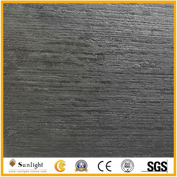 Hot Sell China Black Wooden Marble for Tiles, Vanity Tops