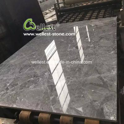 Athen Grey Marble Slab and Tile for Wall Cladding