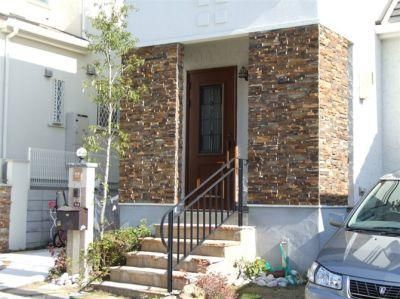 Rusty Cultural Stone Natural Slate Wall Cladding Stone Panel Split Surface