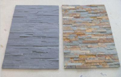 Hot Sell China Yellow Black Slate Cement Stone Veneer