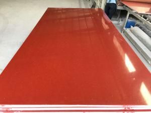 KF-005 Hot Red Galaxy Kitchen Solid Surface Artificial Quartz Stone