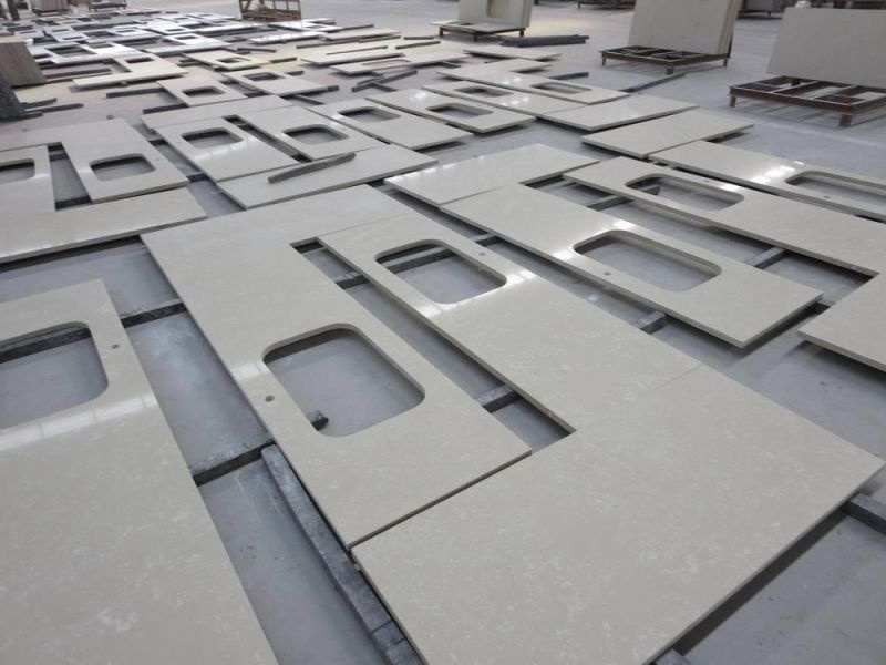 Black Wood Marble Look Artificial Quartz for Countertops/Tables/Worktops/Commercial/Bar/Hotel Countertop