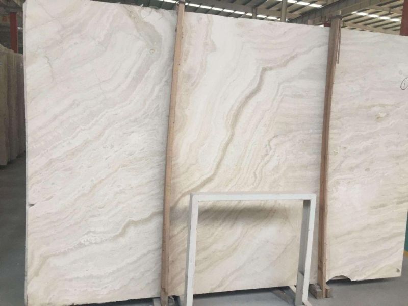 Roman Travertine Cream/Beige/ Silver Grey/White Travertine with Straight Veins/Cross Cut for Slab/Floor Tile/Wall Cladding