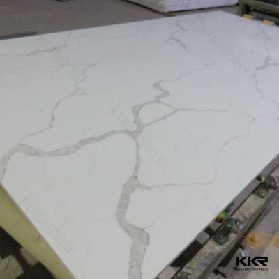 Carrara White Quartz Stone Engineered Artificial Quartz Stone