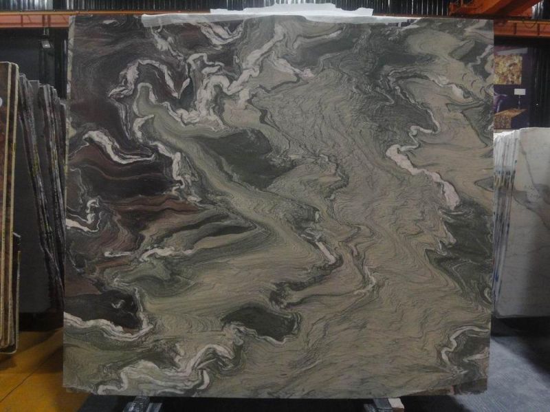 High Quality Landscape Green Marble, Marble Tiles and Marble Slabs
