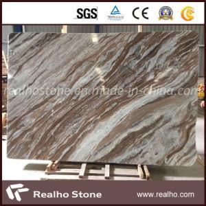 Exotic Polished Fantasy Brown Marble Slab with Good Quality for Sales