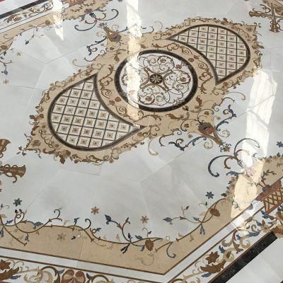 Modern Round Marble Medallion Waterjet Tiles for Floor Marble Floor Tiles