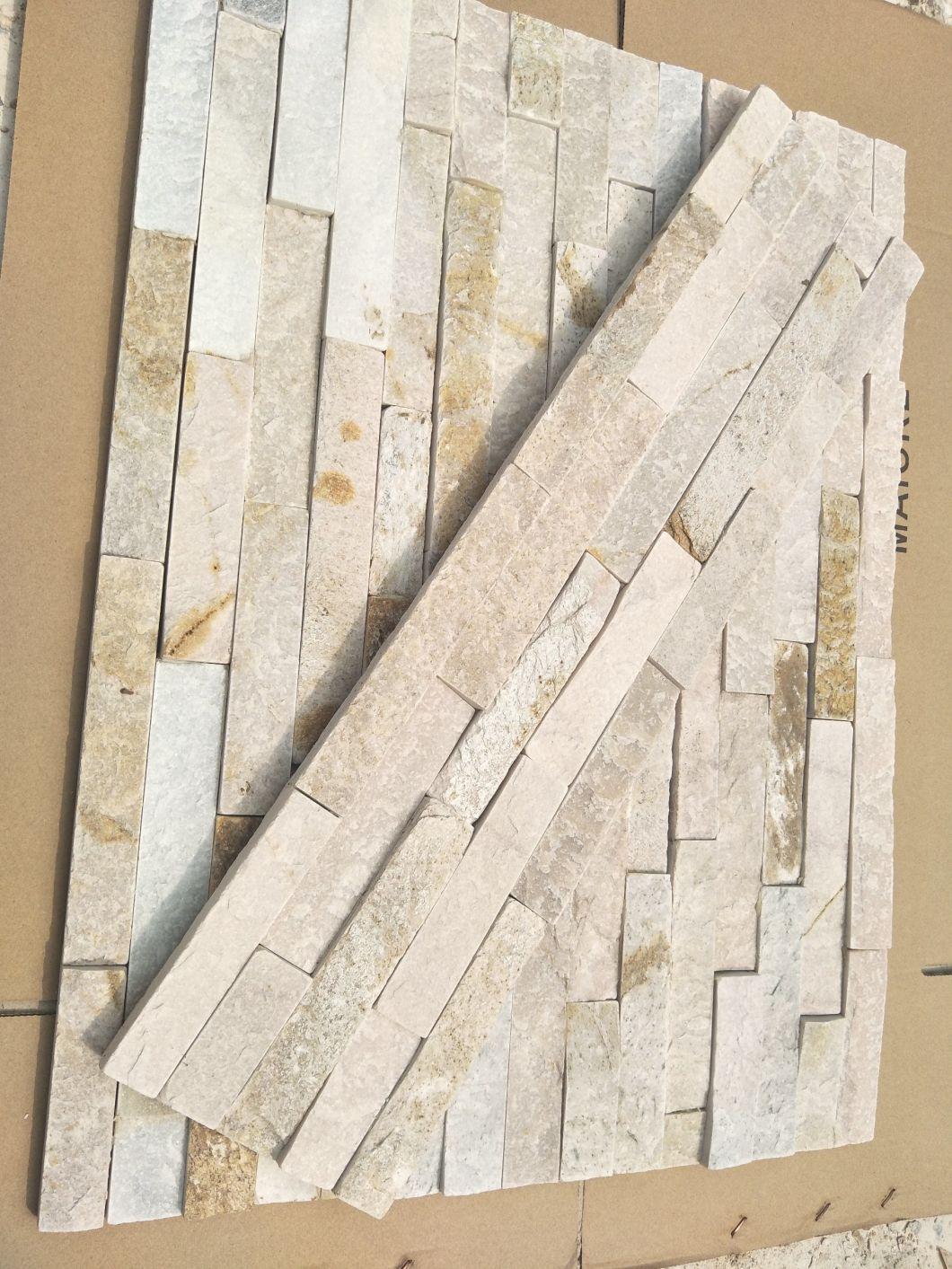 Beige Color Natural Stone Exterior Slate Wall Panels