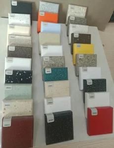 Engineered Quartz Slab/Cultured Marble Sheet Custom Size Q000A