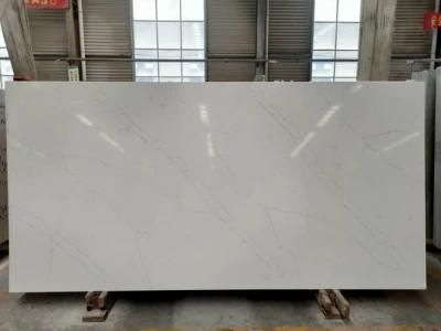White Quartz Stone with Natural Veins Used for The Decoration