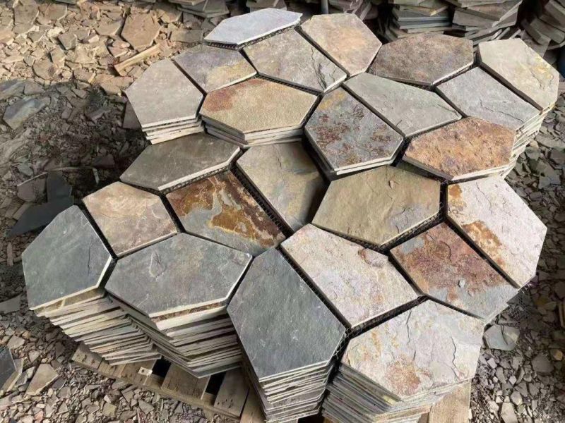 Exterior Outside Building Paving Slate Culture Stone Panel