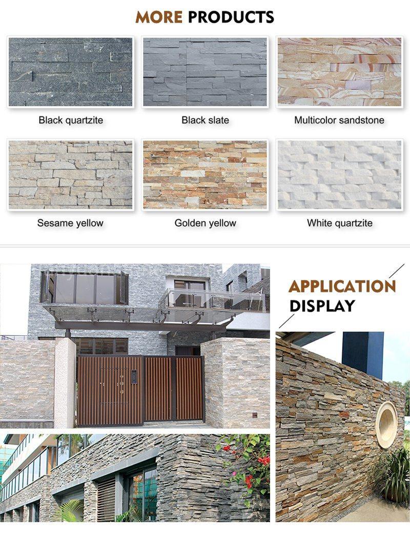 Beige Slate Culture Stone Wall Cladding