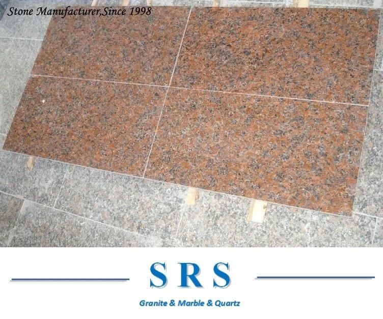 Polished/Flamed Granite Maple Red G562 Stone Tile for Outdoor/Indoor