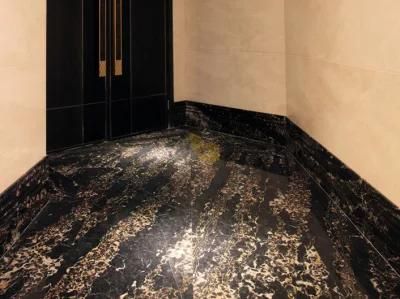 Golden Portoro Marble for Hotel Project/Flooring/Staircase/Bathroom Decoration/Interio Wall Tile/Worktop
