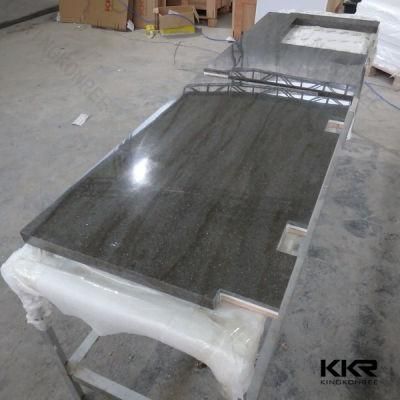 Composite Stone Dark Kitchen Worktops Countertop