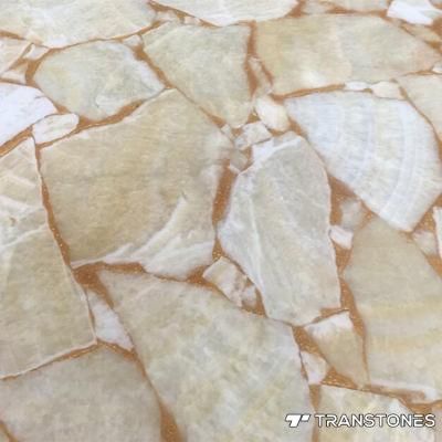 Transtones Natural Stone Resin Panel for Interior Decors