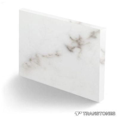 Transtones White Stone Polished Alabaster Sheet Wall Panels
