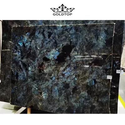 Chinese Ornament Natural Stone Polished/ Honed Surface Bathroom/Kitchen /Living Room Countertop Labradorite Blue Granite for Home