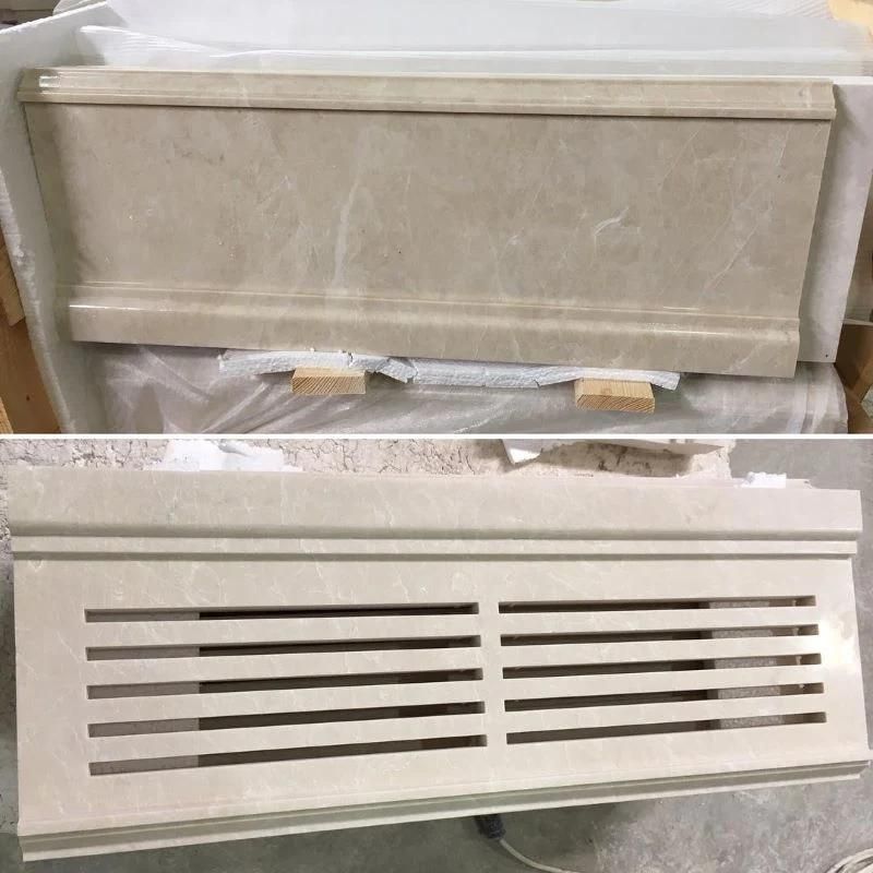 Natural Polished Marble Baseboard