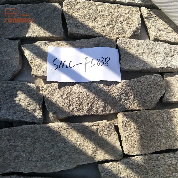 Natural Slate Yellow Granite Outside Loose Stone Veneer