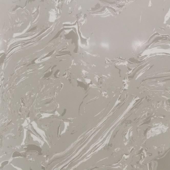 Grey Polished Artificial Limestone for Walls, Floors, Staircase Interiors