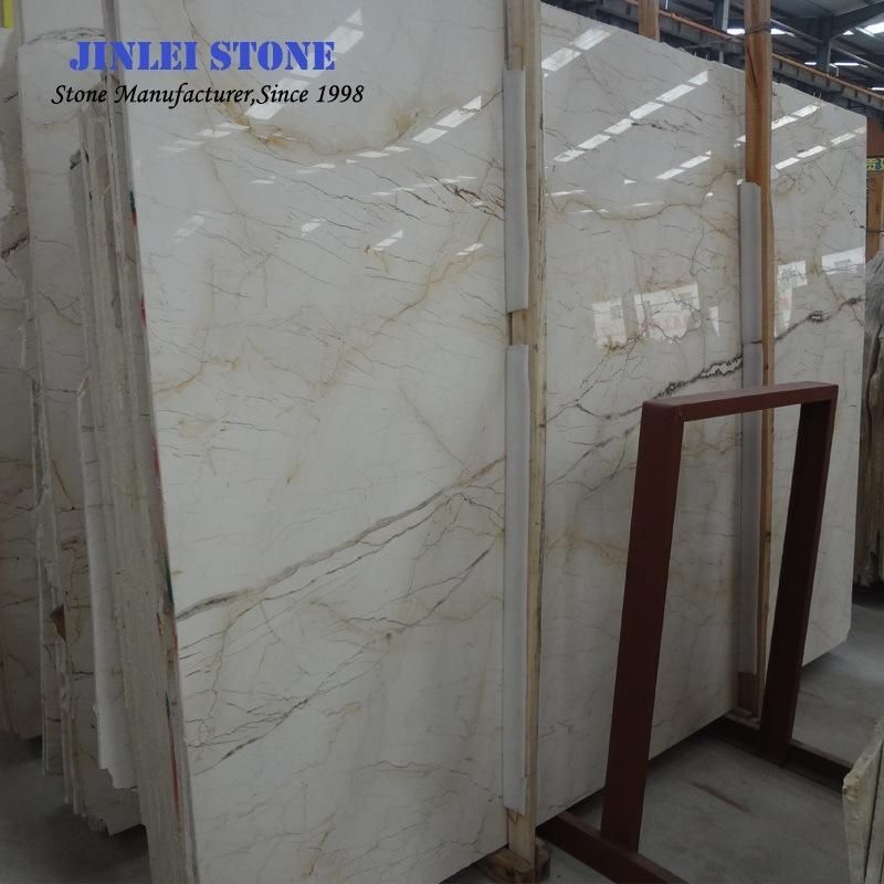 Natural Stone Sofitel Gold/Golden Yellow Marble for Slabs/Wall/Flooring Tiles/Background