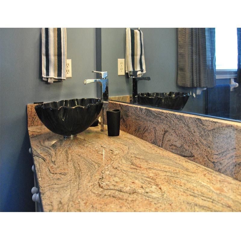 Natural Granite Stone Countertop/Bathroom/Vanitytop for Home/Hotel Project Flooring Tiles with Gold/Yellow/Beige/White/Brown/Red/Pink/Black