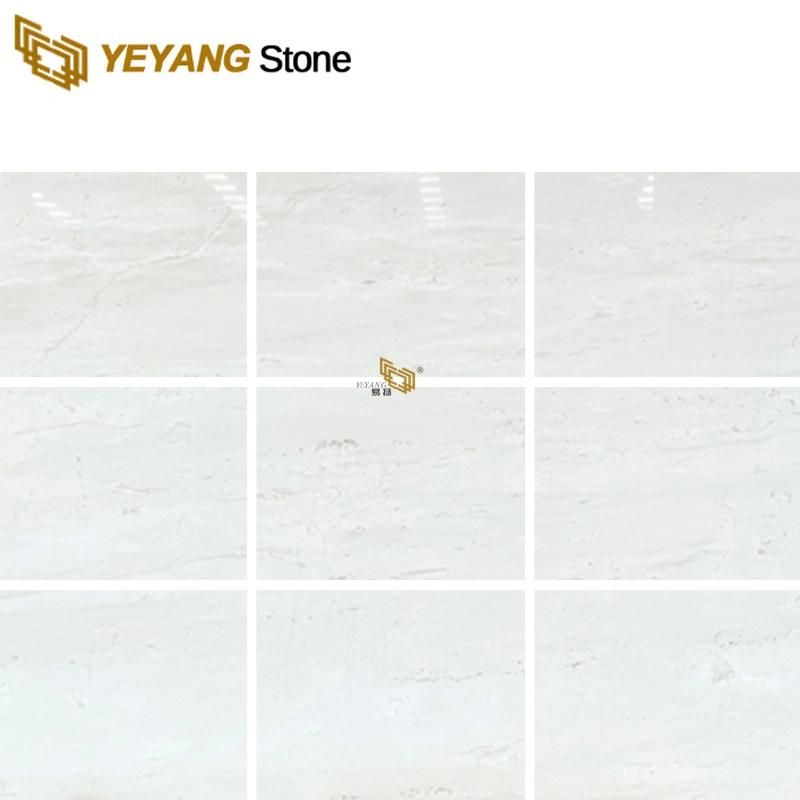 China Pure White Ariston White Marble Slabs for Flooring
