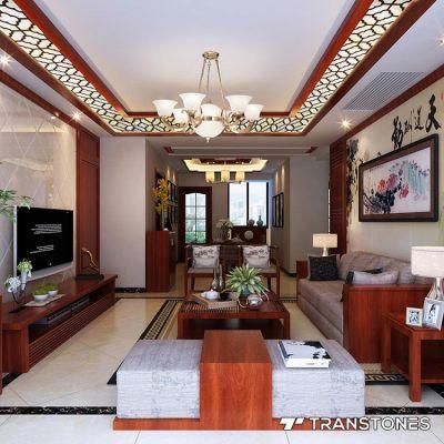 Classical Feature Alabaster Sheet Fake Stone Panel for Ceiling Cladding