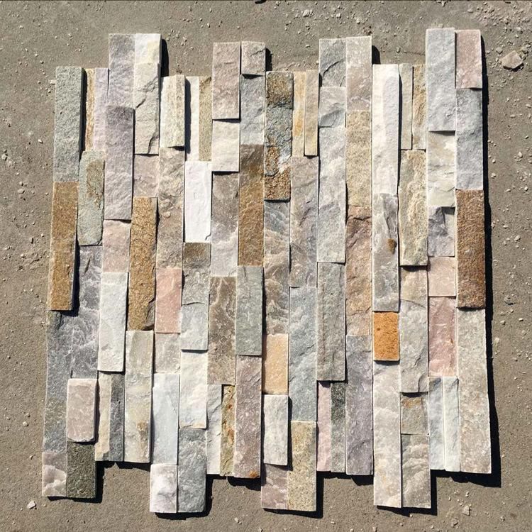 Z Shape Stacked Stone Veneer Wall Panel