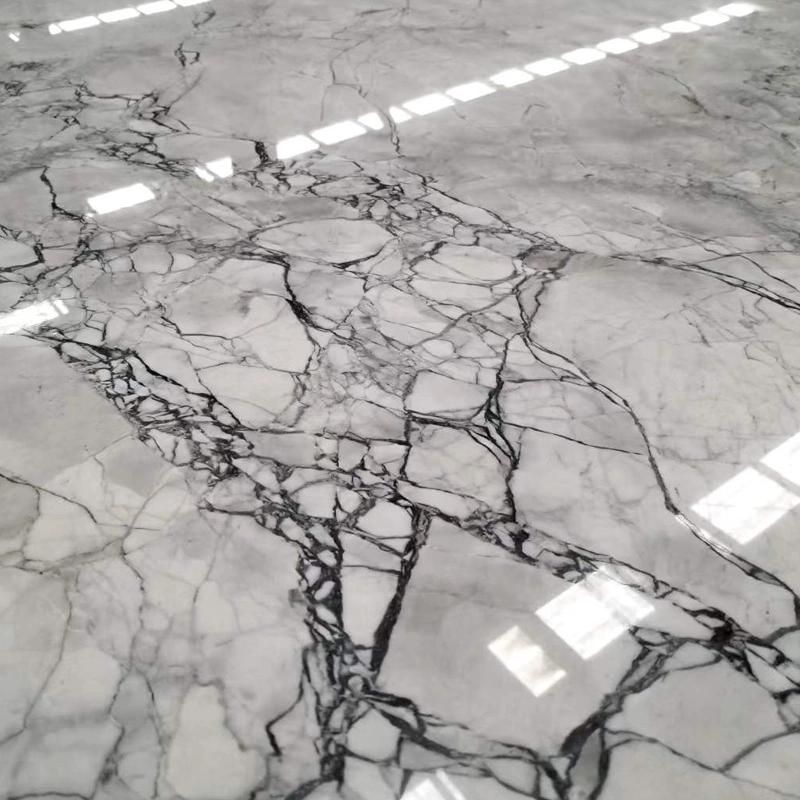 Natural Stone Flooring White Marble Tile for Bathroom Shower Floor and Wall Tile