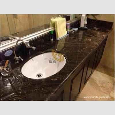 Classic Euronet B Mine Dark Brown Marble for Countertop/Floor Tile/Vanity Top