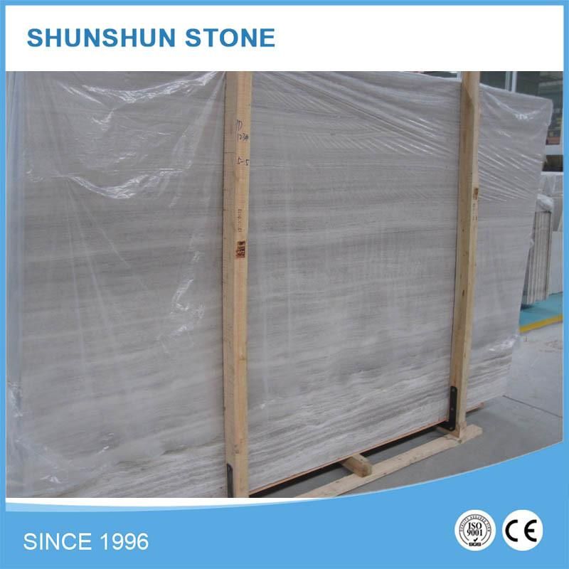 First-Class Grey Wood Grain Marble Tile