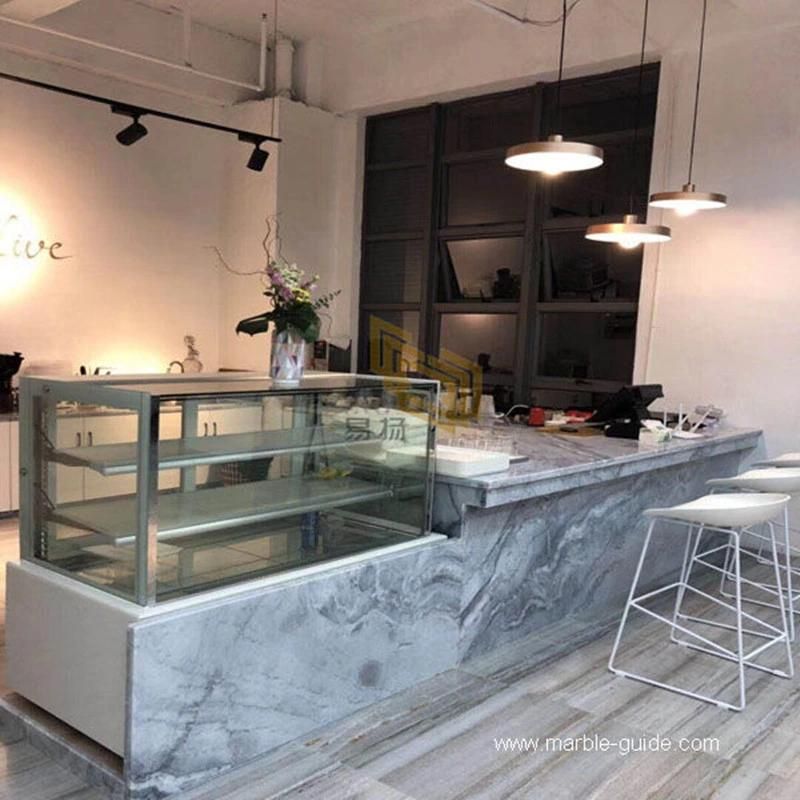 Natural Marble Supplier Bruce Gray Marble for Background/Bathroom/Countertop/Flooring/Wall