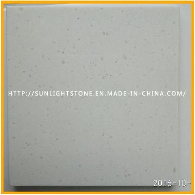 Artificial Snow White Sparkles Quartz for Kitchen Countertop