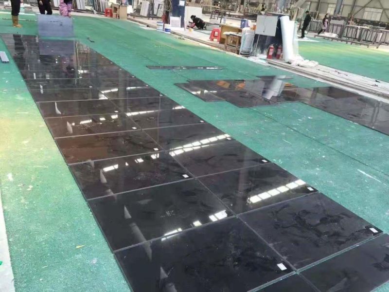 Best Price Polished Black Galaxy Granite Tiles