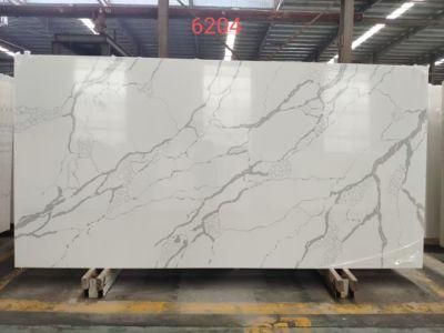 Calacatta Quartz Stone Large Countertop Artificial Quartz Slabs