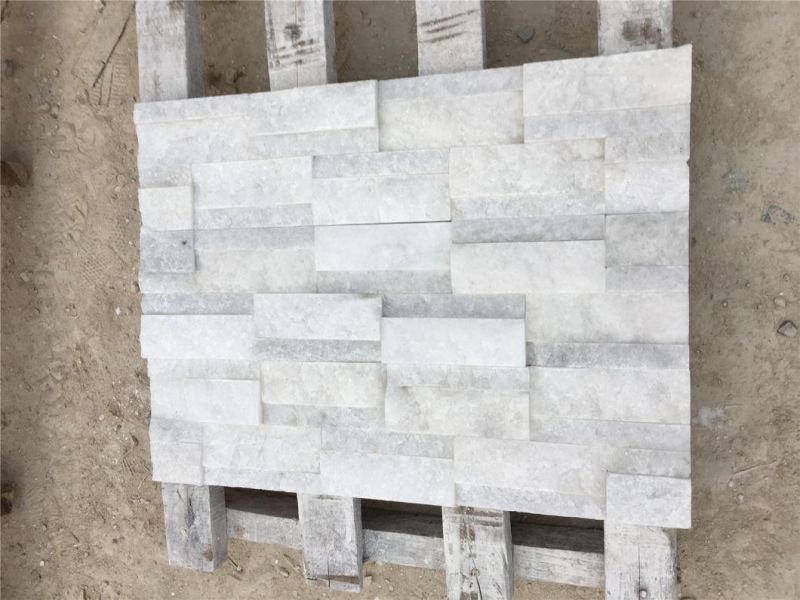 Durable Crystal White Marble Culture Stone for Sale