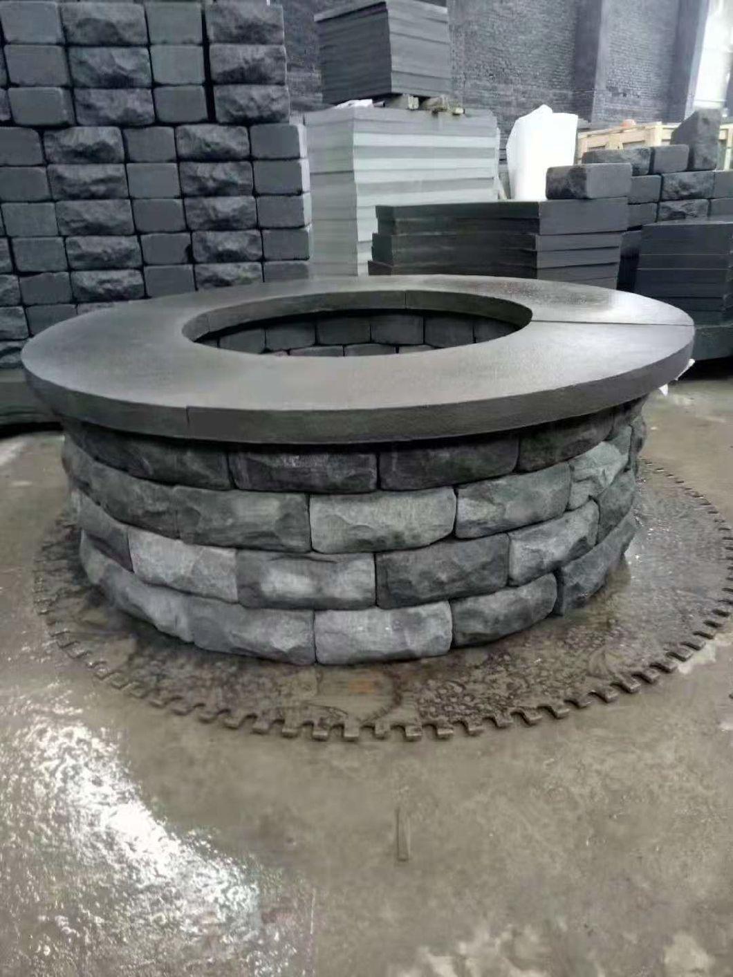 Natural Split Black Sandstone Wall Cladding Tiles