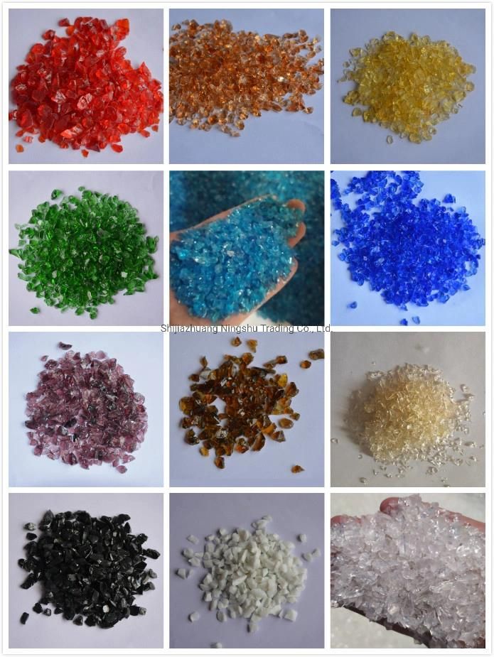Premixed Glass Pebble Glass Bead for Round Pebble Glass Tile Mosaics