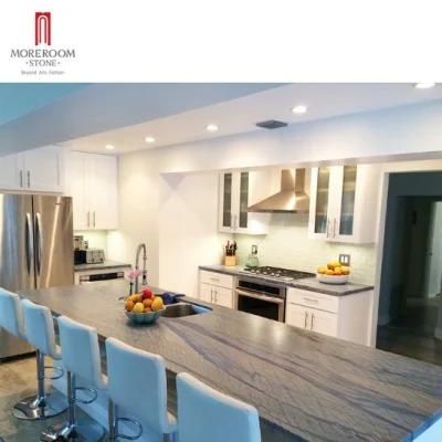 Luxurious Azul Macaubas Blue Granite Marble Countertops