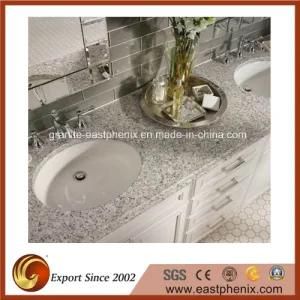 White Quartz Stone Vanity Top for Bathroom