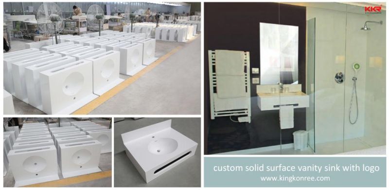 Wholesale Stone Marble Acrylic Resin Solid Surface Vanity Top for Bathroom
