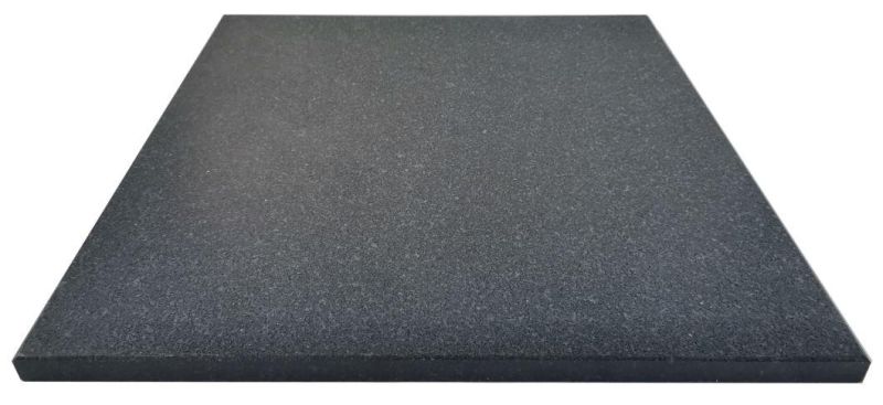 Black Granite European Headstone Monument Tombstone with Custom Design