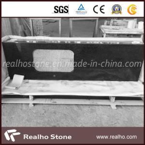 Polished India Black Pearl Granite Countertops for Kitchen
