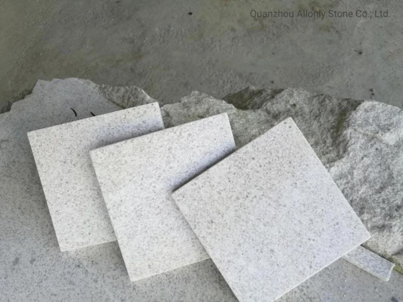 China Pearl White Granite Flooring Tile for Outdoor Paving Stone