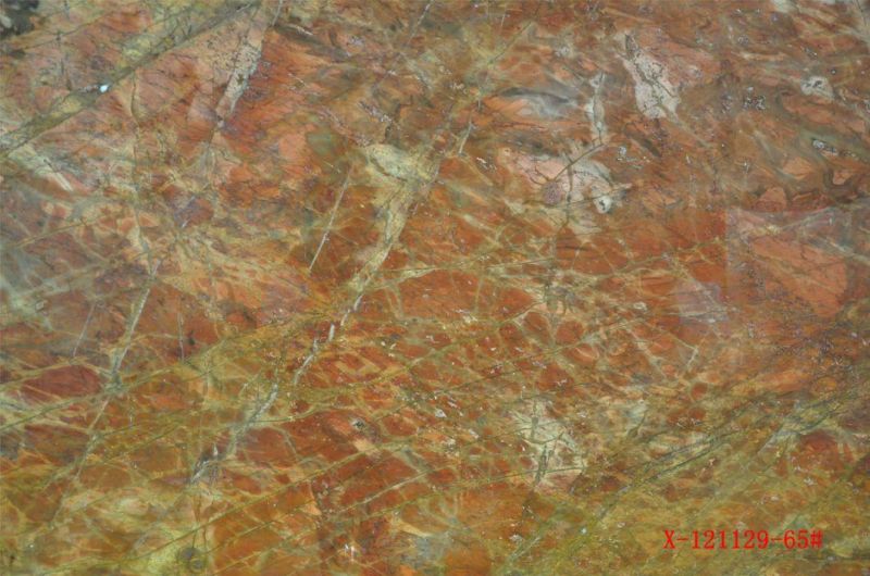 Hotsale Chinese Polished Dailey Red Marble Slabs
